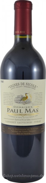 Paul Mas Vignes de Nicole Cabernet-Syrah 2020