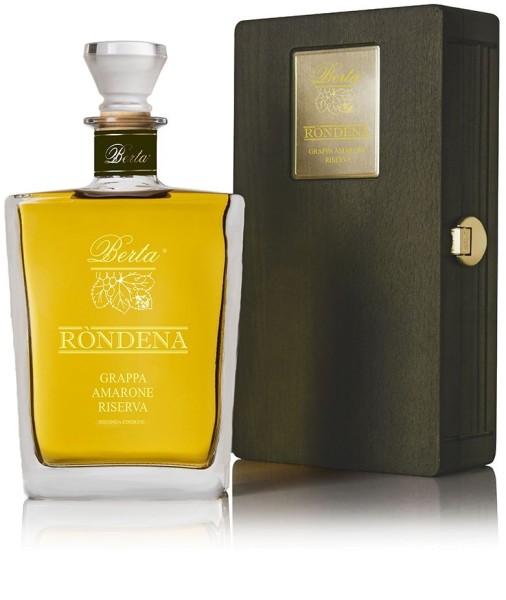 Distillerie Berta Grappa Rondena Riserva Amarone in Holzkiste günstig kaufen