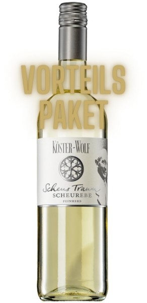 Vorteilspaket 18 Fl. Köster-Wolf Scheurebe Scheus Traum 2023 feinherb günstig kaufen