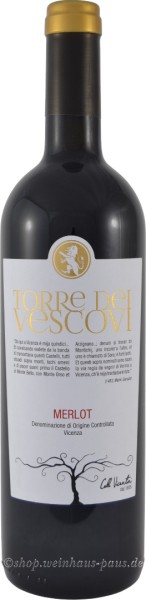 Colli Vicentini Merlot Vicenza 'Torre dei Vescovi' 2022 günstig kaufen