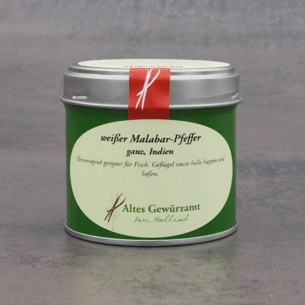 Ingo Holland weißer Malabar Pfeffer Indien 80g | MHD 22.01.27