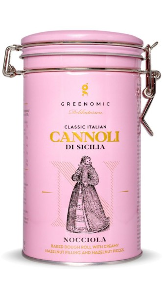 Greenomic Cannoli di Sicilia Nocciola Teigröllchen Haselnuss rosa | MHD 08/25