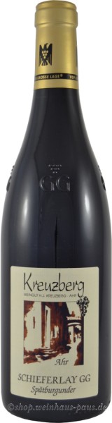Weingut Kreuzberg Neuenahrer Schieferlay Spätburgunder GG 2016 günstig kaufen