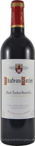 Château Rozier Saint-Emilion Grand Cru 2020 günstig kaufen