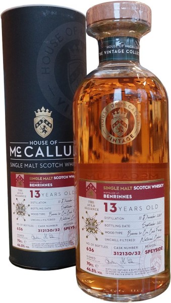 McCallum Benrinnes Beaune 1er Cru Cask 0,7L 46,5% günstig kaufen