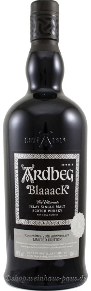 Ardbeg Blaaack Committee 20th Anniversary 0,7L 46% günstig kaufen