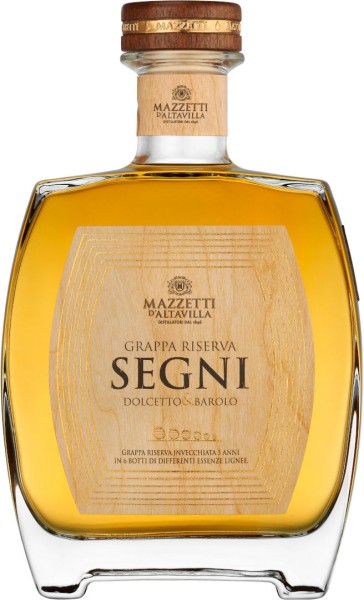 Mazzetti dAltavilla "Segni" Grappa Riserva in edler Holzschatulle günstig kaufen