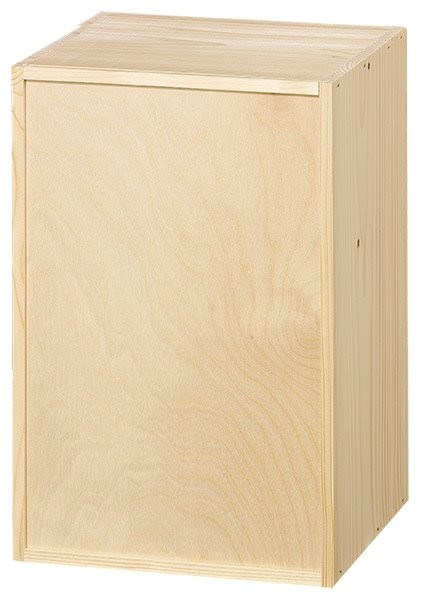 Holzkiste mit Schiebedeckel - 6er Natur günstig kaufen