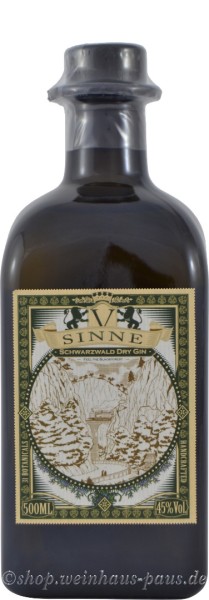 Der Schwarzwald Dry Gin von V-Sinne - bei uns im Weinhaus Paus
