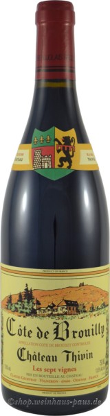 Chateau Thivin Cote de Brouilly Les Sept Vignes 2022 günstig kaufen