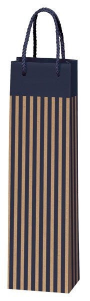 1er Präsenttüte blau/natur aus Kraftpapier günstig kaufen