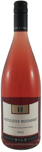 Weingut Hilz Portugieser Weißherbst feinherb 1L Literwein 2022 günstig kaufen