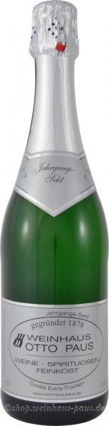 Weinhaus Paus Jahrgangssekt 2022 Hausmarke extra trocken günstig kaufen